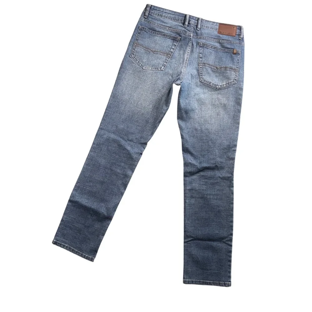 Buffalo David‎ Bitton Jackson Jeans Men 32x32 Blue Straight Stretch 35x32 Actual